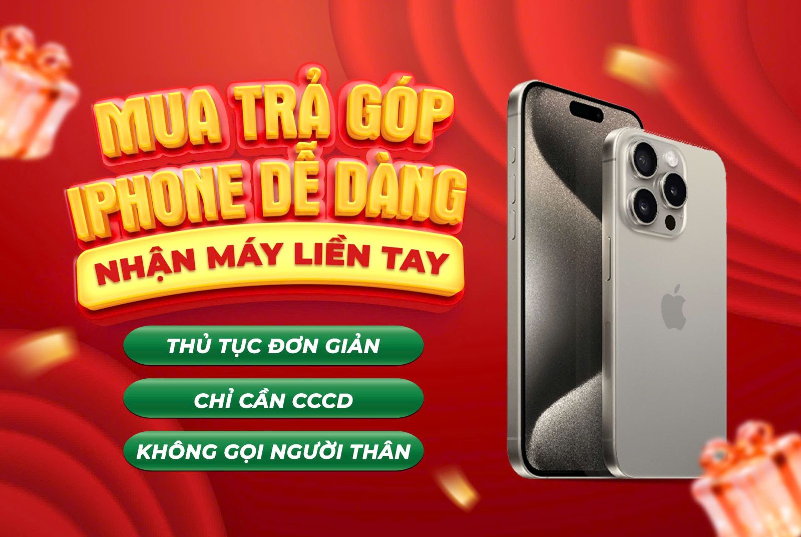 Trả góp iPhone dễ dàng